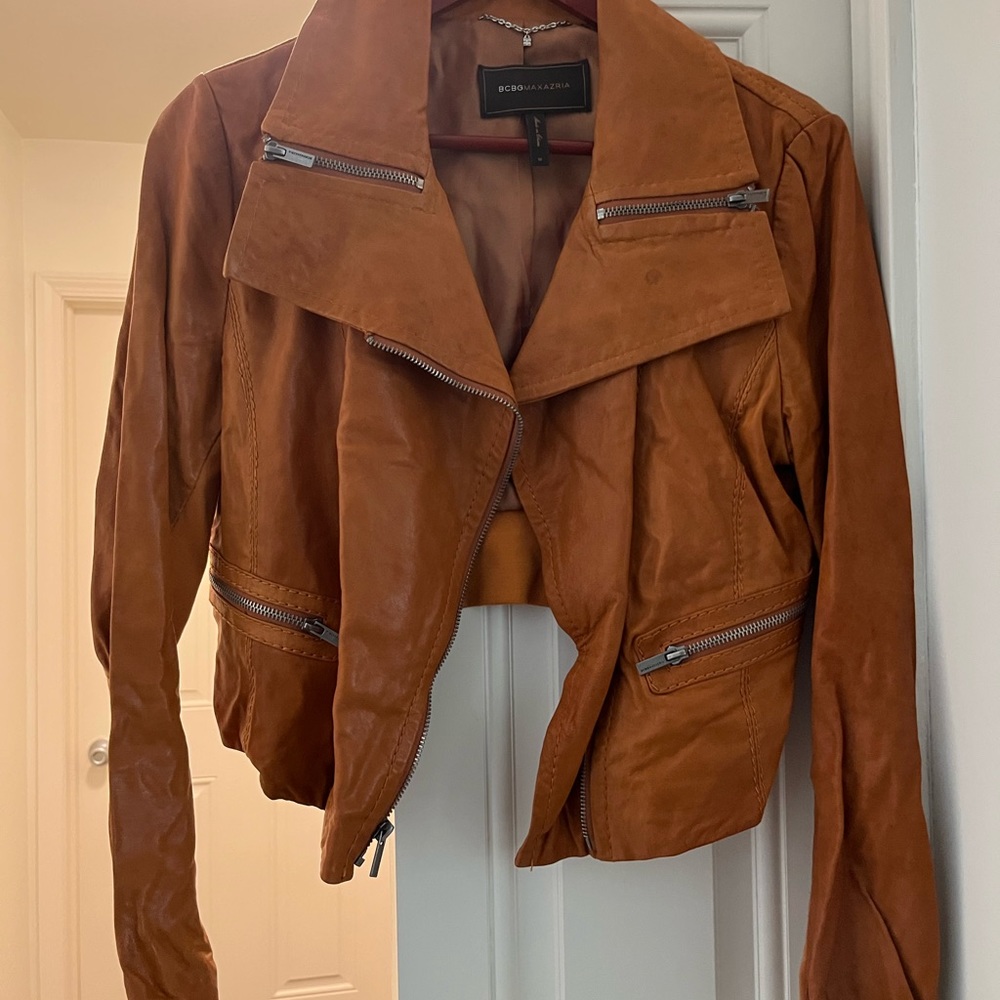BCBGMAXAZRIA leather jacket